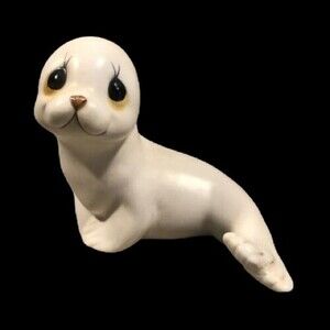 Seal Ceramic Figurine Home‎ Decor Made in Mexico by Oxford